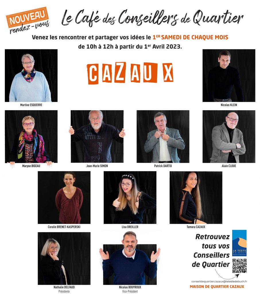 Photo conseillers de Quartier Cazaux