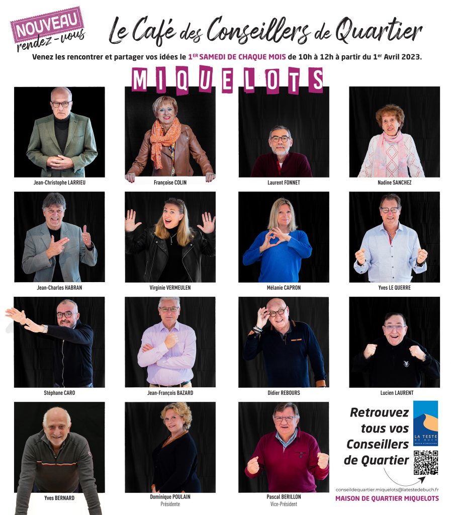 Photo conseillers de Quartier Miquelots