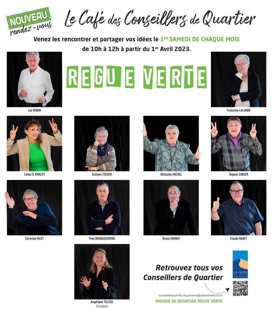 Photo conseillers de Quartier Aiguillon Règue Verte