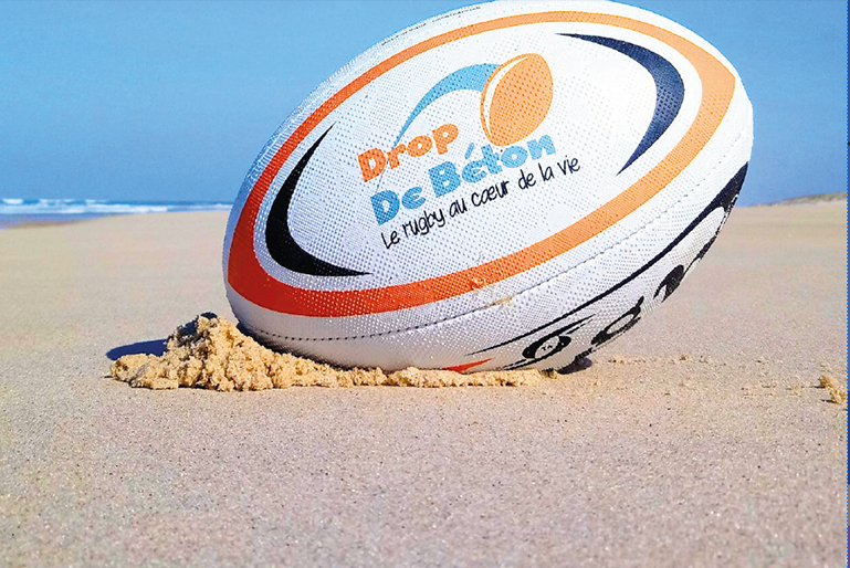 drop de béton rugby