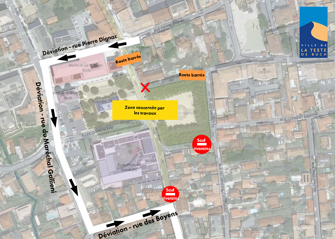 plan travaux place gambetta