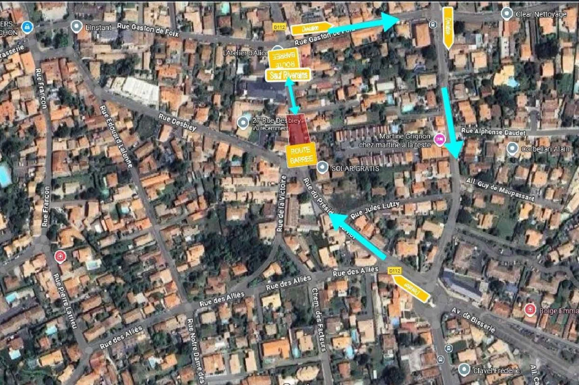 travaux rue président carnot