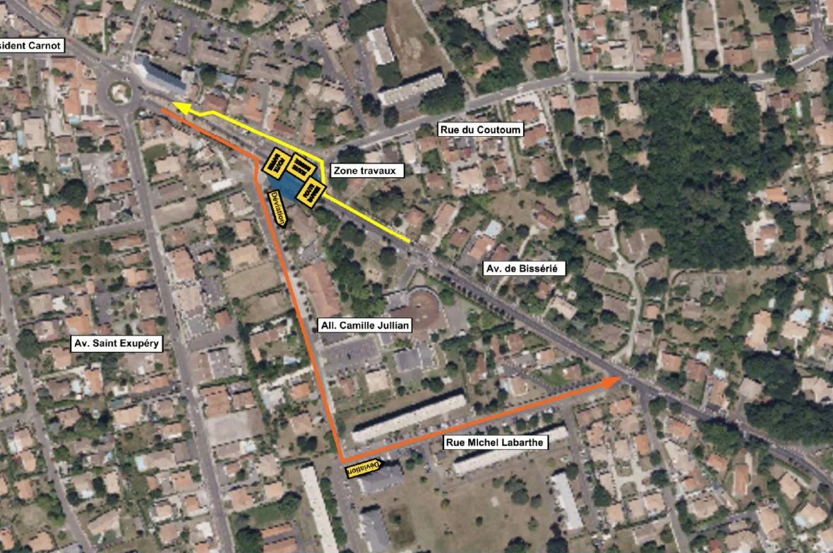 travaux rue du coutoum