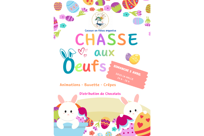 chasse aux oeufs cazaux