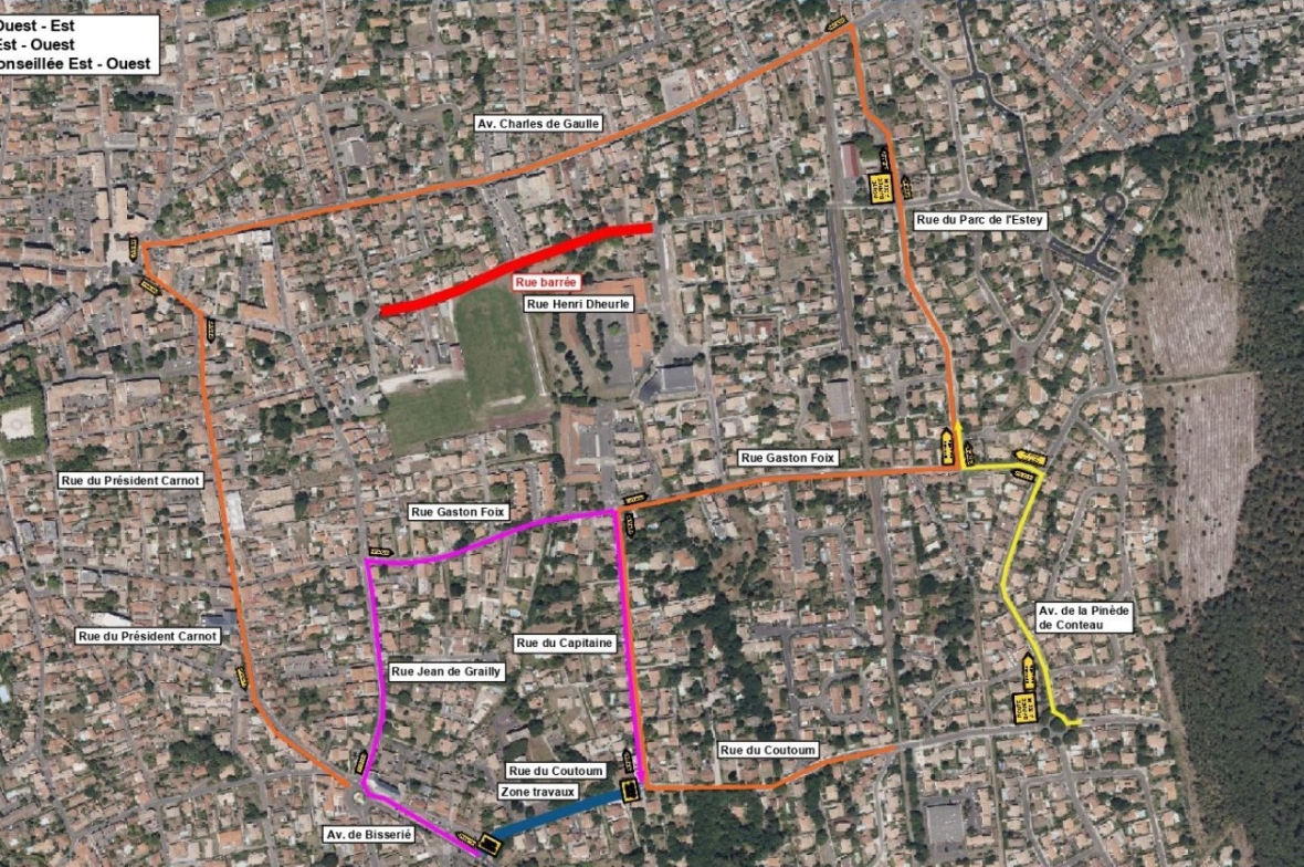 Déviation - Route barrée