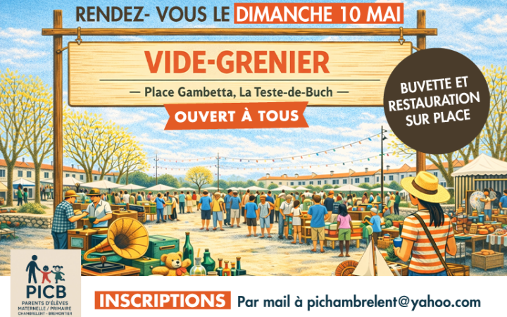 Vide grenier - association Parents Indépendants Chambrelent Brémontier