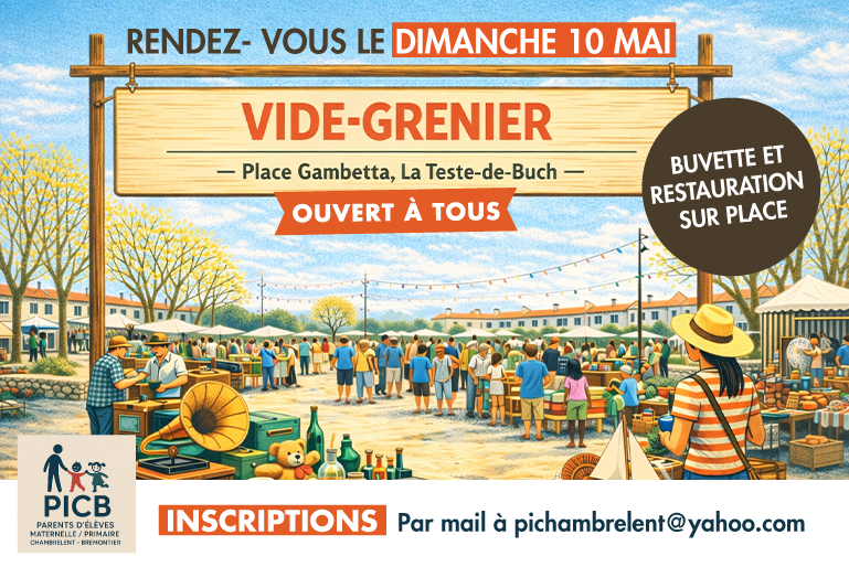 Vide grenier - association Parents Indépendants Chambrelent Brémontier