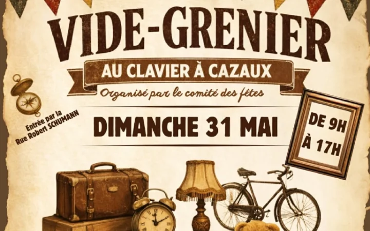 Vide grenier cazaux - site