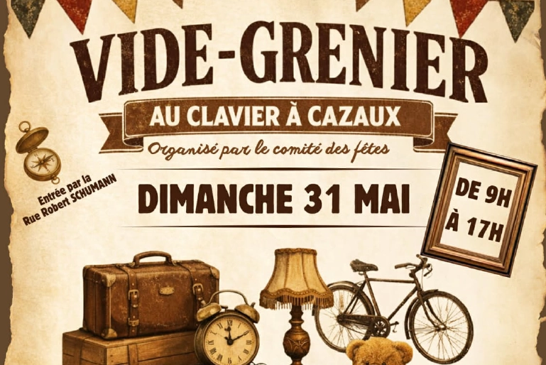 Vide grenier cazaux - site
