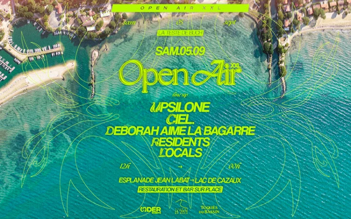 under open air