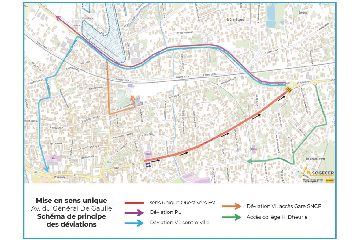 INFO TRAVAUX AVENUE CHARLES DE GAULLE